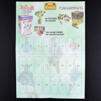 Football Stars Champions Akas Sticker Folder