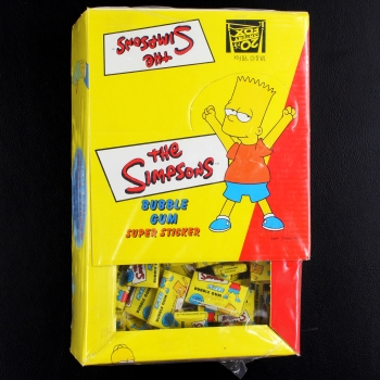 Simpsons Fleer Kaugummi Box - Bubble Gum