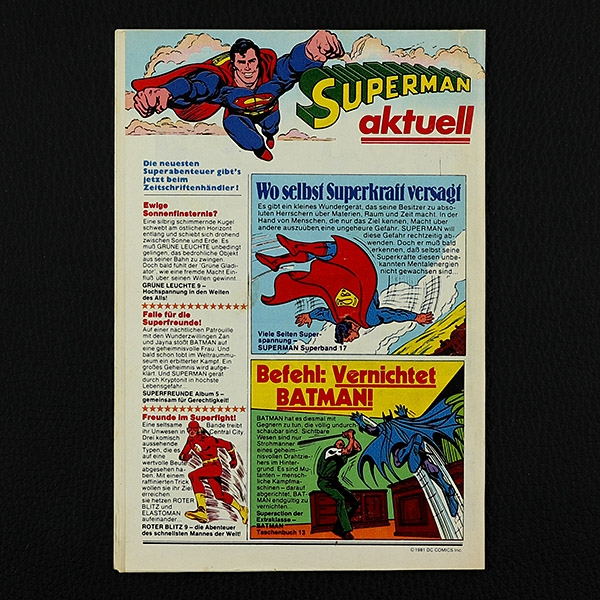Superman Nr. 17 1981 / Z2 m