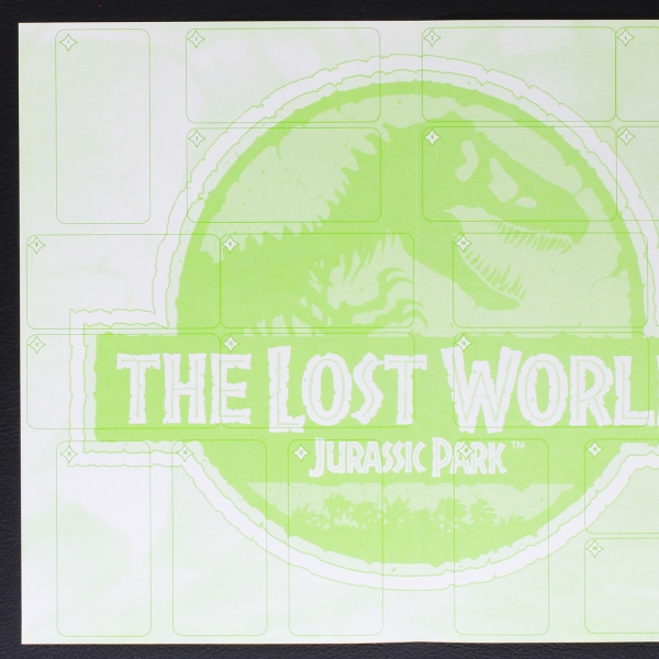 Jurassic Park dunkin leeres Sticker Folder - Kaugummi Bilder
