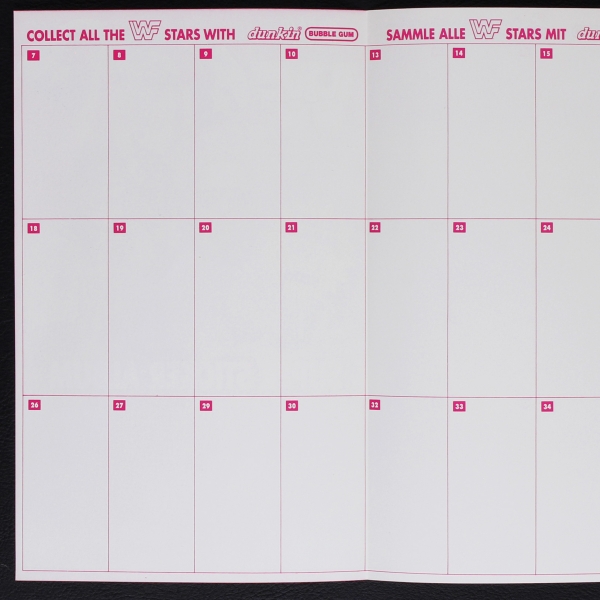 WWF dunkin Sticker Folder - Kaugummi Bilder