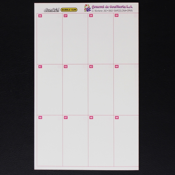 WWF dunkin Sticker Folder - Kaugummi Bilder