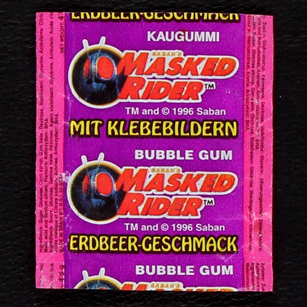 Masked Rider Bubble Gum - Wrapper
