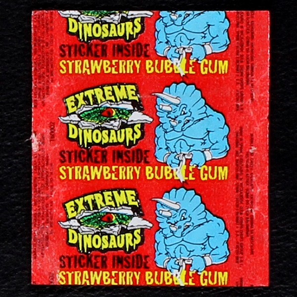 Extreme Dinosaurs Bubble Gum - Wrapper