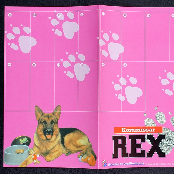 Kommissar Rex dunkin empty Folder - Bubble Gum