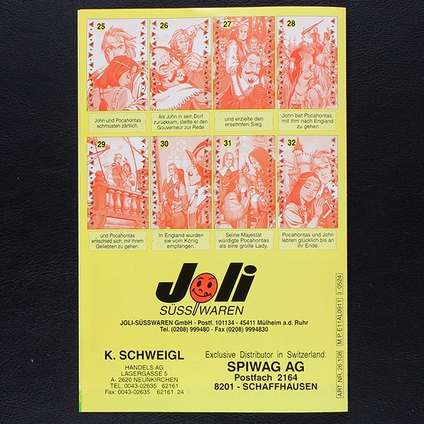 Pocahontas Joli empty Folder - Bubble Gum