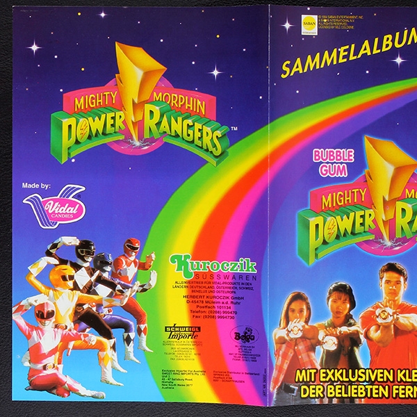 Power Ranger Kuroczik leeres Folder - Kaugummi Bilder