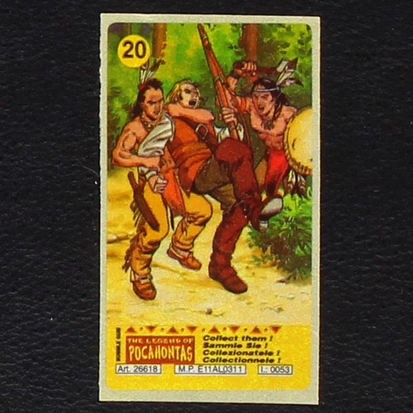 Pocahontas No. 20 Joli Bubble Gum Sticker