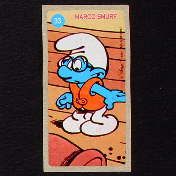 Smurfs No. 33 dunkin Bubble Gum