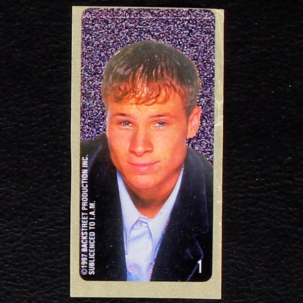 Backstreet Boys No. 1 dunkin Bubble Gum Sticker