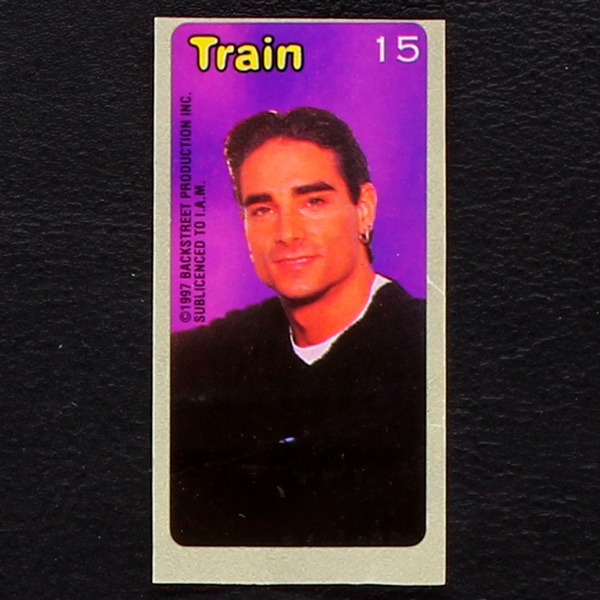 Backstreet Boys No. 15 dunkin Bubble Gum Sticker