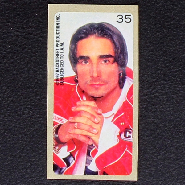 Backstreet Boys No. 35 dunkin Bubble Gum Sticker