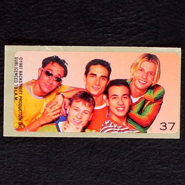 Backstreet Boys No. 37 dunkin Bubble Gum Sticker