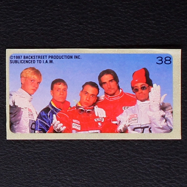 Backstreet Boys No. 38 dunkin Bubble Gum Sticker