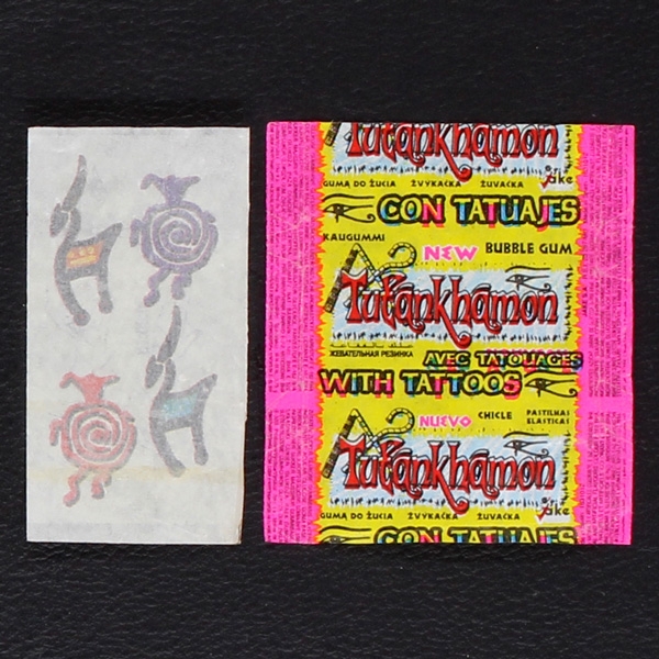 Tatankhamon AVEC Bubble Gum - Wrapper + Tattoo