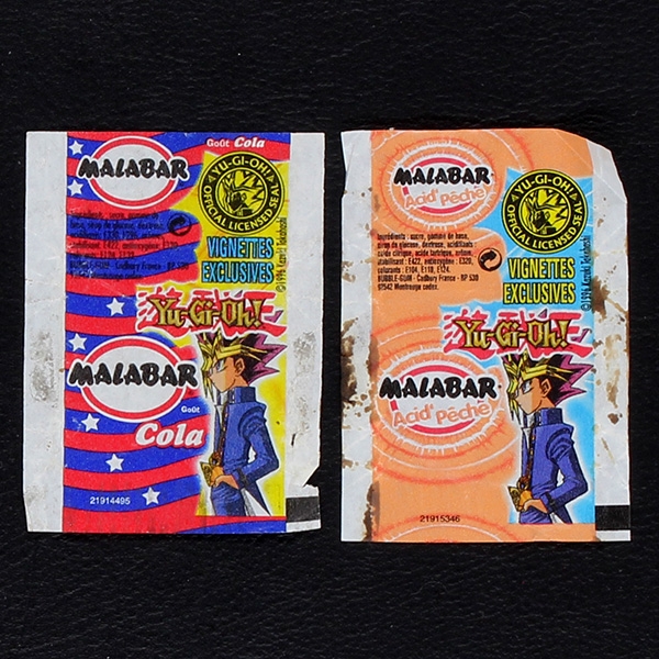 Yu-Gi-Oh! Malabar Bubble Gum - Wrapper 2x
