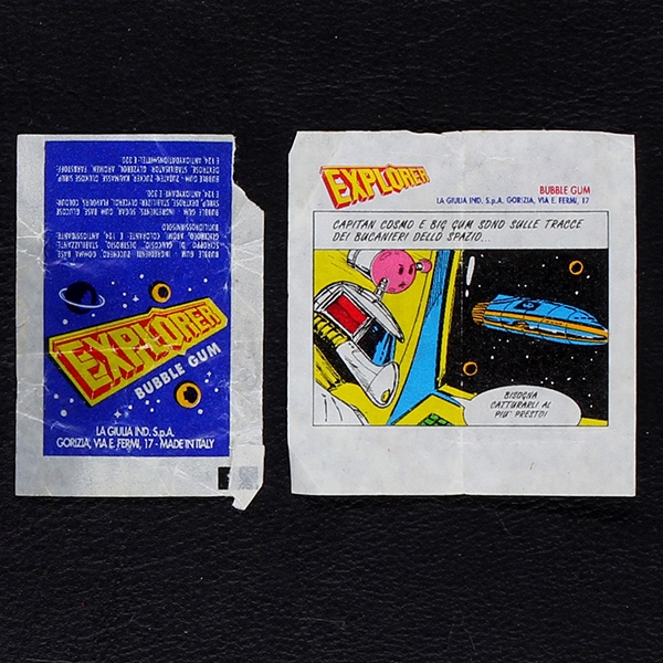 Explorer Bubble Gum - Wrapper