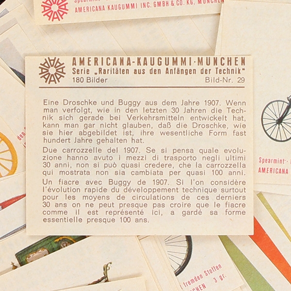 Technik Americana fast komplett - Kaugummi Bilder