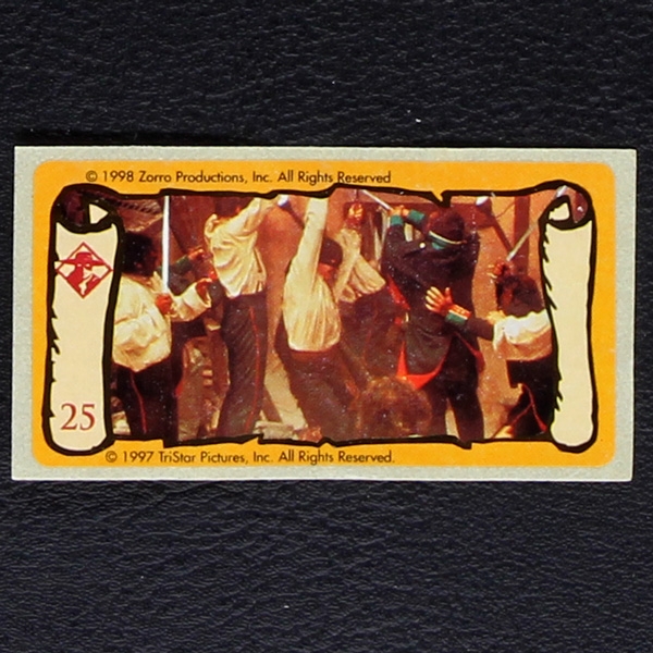 Zorro No. 25 dunkin Bubble Gum Sticker