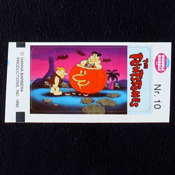 The Flintstones No. 10 Fleer Bubble Gum Sticker