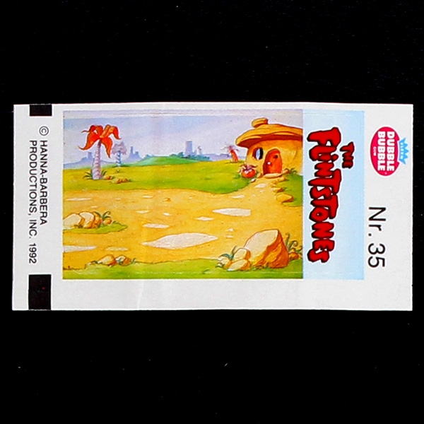 The Flintstones No. 35 Fleer Bubble Gum Sticker