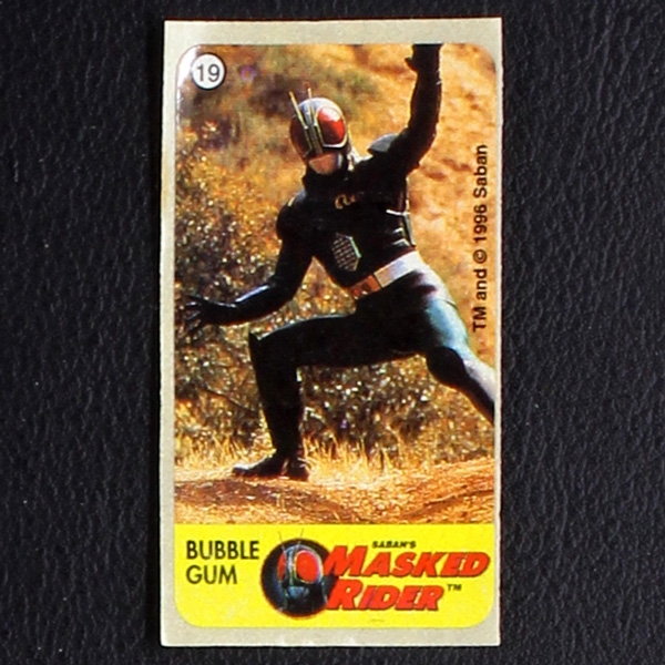 Masked Rider No. 19 Vidal Bubble Gum Sticker