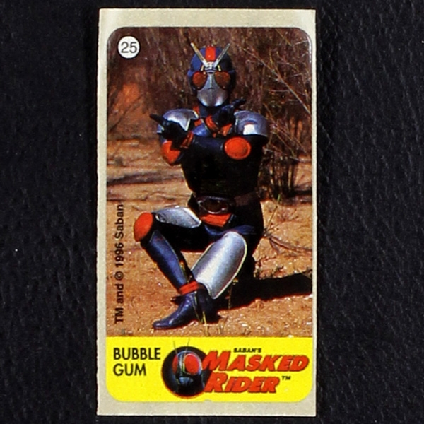 Masked Rider No. 25 Vidal Bubble Gum Sticker