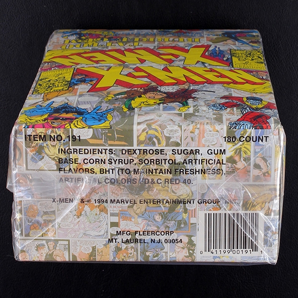 X-Men Tattoo Fleer 1994 Bubble Gum - Box