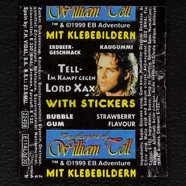 William Tell Kuroczik Bubble Gum - Wrapper