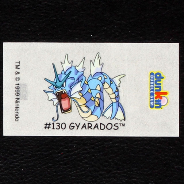 Gyarados Pokemon 1999 No. 130 dunkin Bubble Gum Sticker