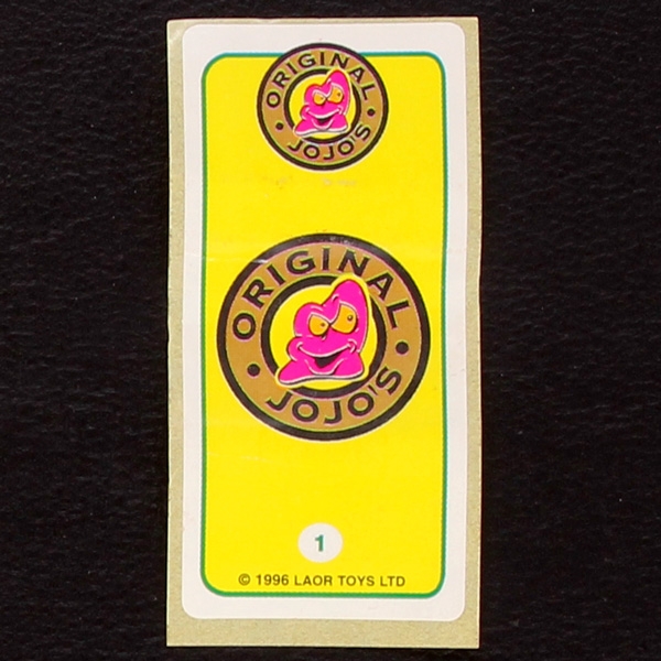 Jojo's No. 1 Gogos - Crazy Bones Bubble Gum Sticker