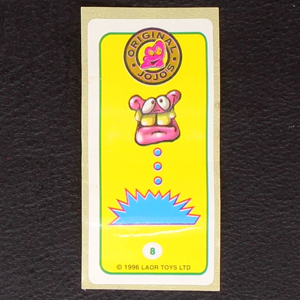 Jojo's No. 8 Gogos - Crazy Bones Bubble Gum Sticker