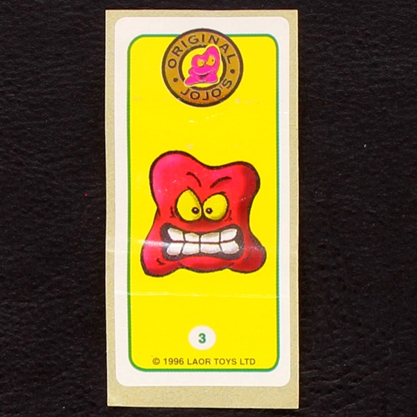 Jojo's No. 3 Gogos - Crazy Bones Bubble Gum Sticker