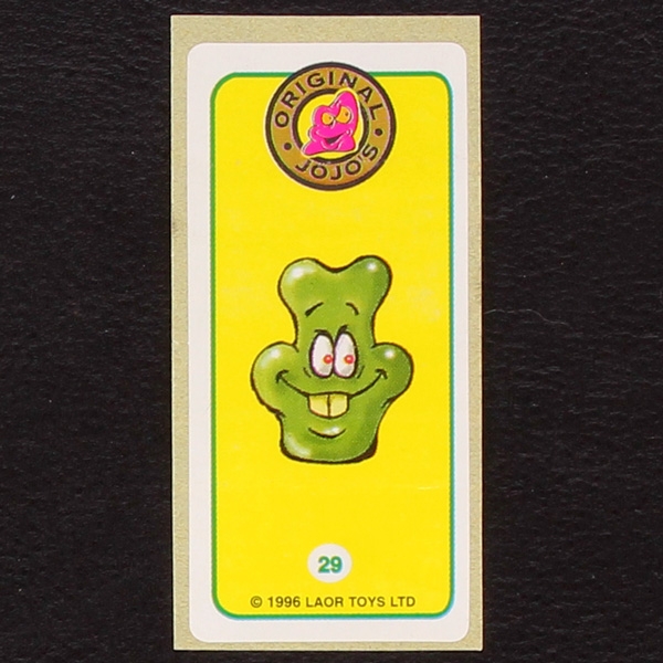 Jojo's No. 29 Gogos - Crazy Bones Bubble Gum Sticker