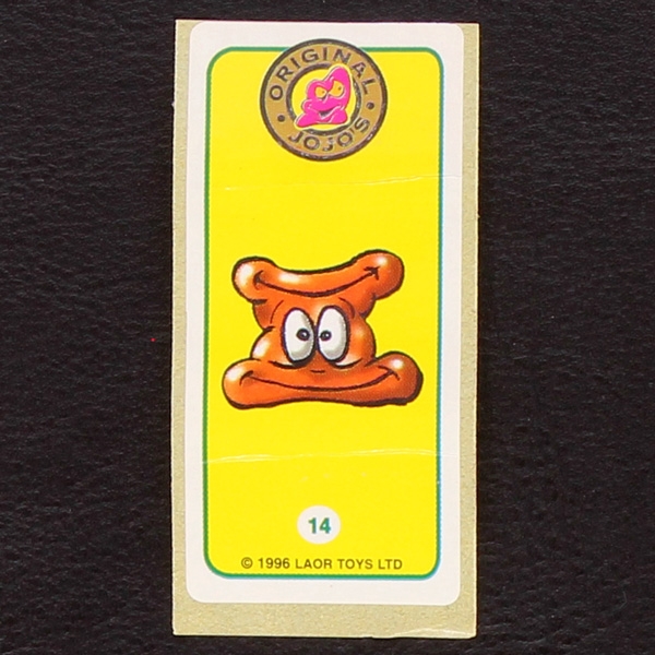Jojo's No. 14 Gogos - Crazy Bones Bubble Gum Sticker