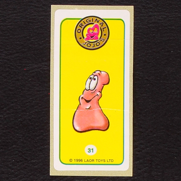 Jojo's No. 31 Gogos - Crazy Bones Bubble Gum Sticker