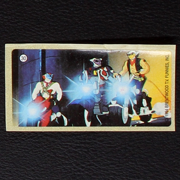 Biker Mice No. 30 dunkin Bubble Gum Sticker