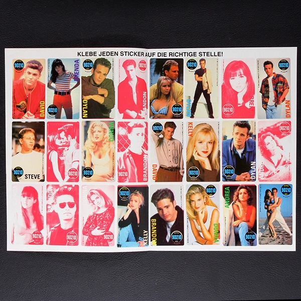 Beverly Hills 90210 2 Kuroczik Sticker Folder - Kaugummi Bilder