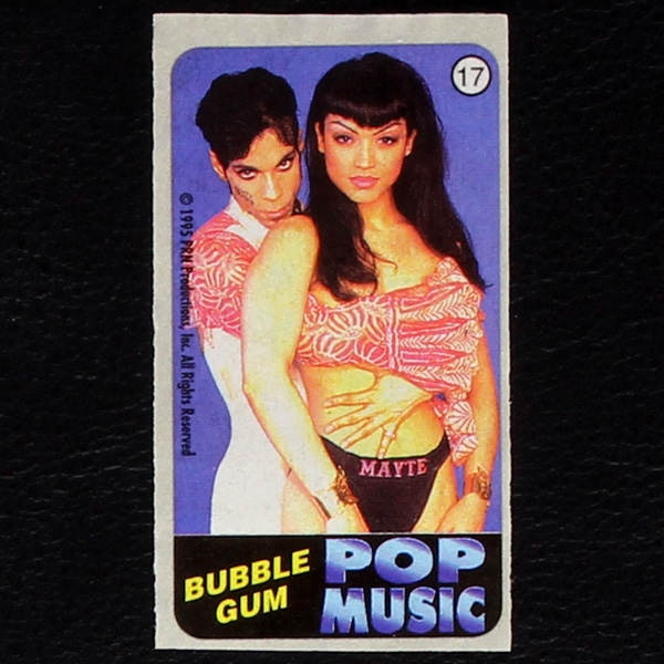 Prince Pop Music Kuroczik Vidal Bubble Gum Sticker