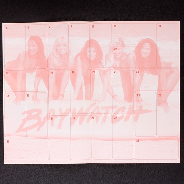 Baywatch dunkin Sticker Folder leer - Kaugummi Bilder
