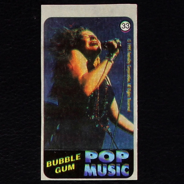 Janis Joplin Pop Music Kuroczik Vidal Bubble Gum Sticker