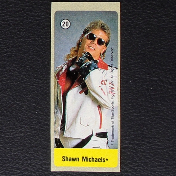 WWF Wrestling 1992 No. 20 dunkin Bubble Gum Sticker