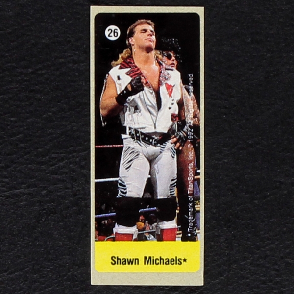 WWF Wrestling 1992 No. 26 dunkin Bubble Gum Sticker