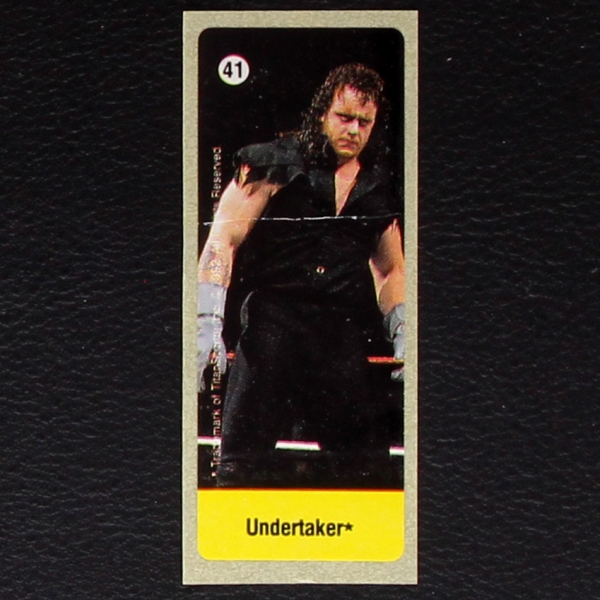WWF Wrestling 1992 No. 41 dunkin Bubble Gum Sticker