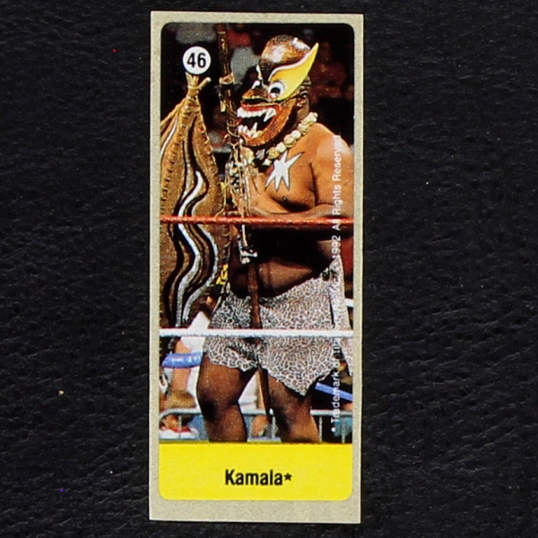 WWF Wrestling 1992 No. 46 dunkin Bubble Gum Sticker