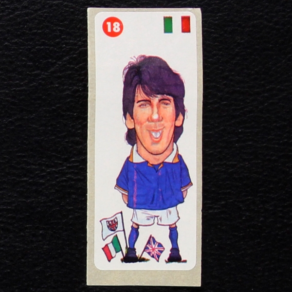 Crazy Football No. 18 dunkin Bubble Gum Sticker
