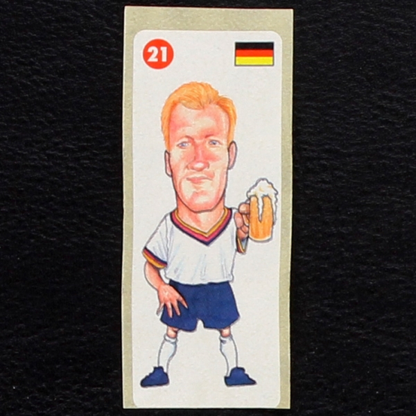 Crazy Football No. 21 dunkin Bubble Gum Sticker