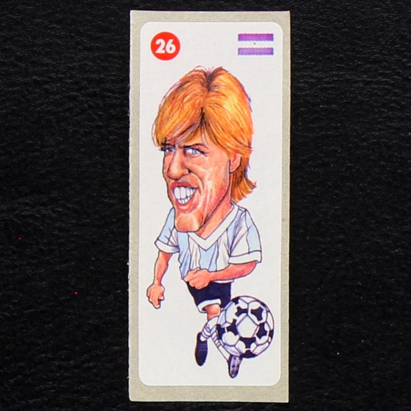 Crazy Football No. 26 dunkin Bubble Gum Sticker