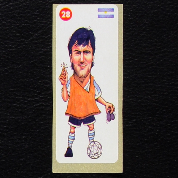 Crazy Football No. 28 dunkin Bubble Gum Sticker