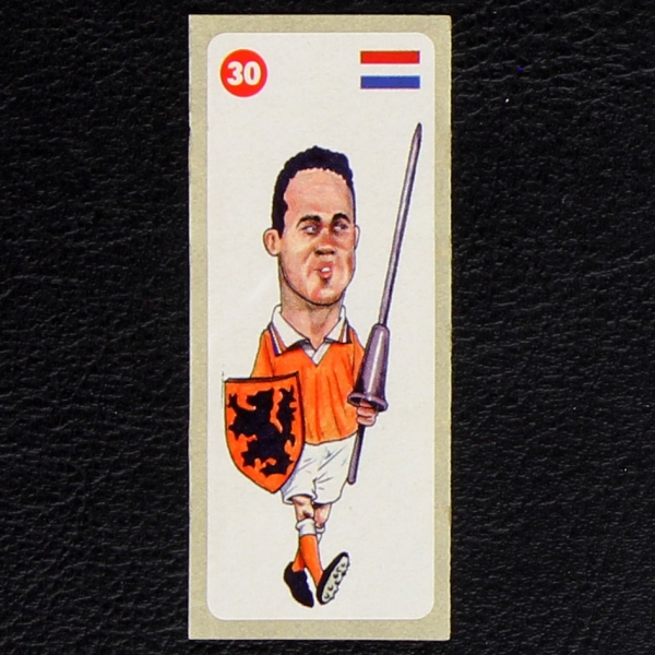 Crazy Football No. 30 dunkin Bubble Gum Sticker